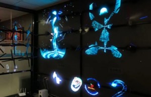3D-Hologramm-Fächerdisplay